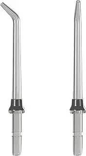 BURST Water Flosser Replacement Tips for Fresh Breath, Healthy Teeth & Gums, Plaque Removal Between Teeth, Braces & Dental Work - 2pk (Classic)