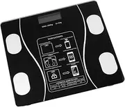 Healeved Smart Scale Digital Scale Body Weight Scale Fat Scale Electronic Health Scales Balance Scale Household Weight Scale Scientific Scale Abs Environmental Protection Material Black