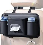 Car Seat Back Storage Bag | Multifunctional Car Cup Organizer - Reusable Automobile Seat Organizer, Vehicle Seat Bag for Keys, Glasses