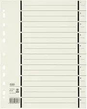 Elba 06457CH Divider for DIN A4 Strong Card Recycled 230 g/m2 Chamois Pack of 100
