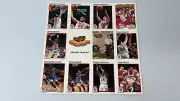 1991-92 NBA Hoops Charles Chips New Jersey Nets 10" x 10" Uncut Card Sheet