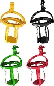 4 Pcs Gyroscopic Cup Holder, Gyroscopic Car Cup Holder, 3D Printed Gyrgo Cup Holder, Expander Gyroscopic, Anti-Spill, Adjustable Clip-on Hanging Cup Holder for Wheelchair, Car,