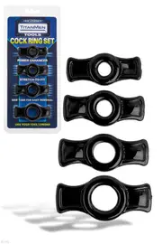 Doc Johnson 4 Cock Ring Set