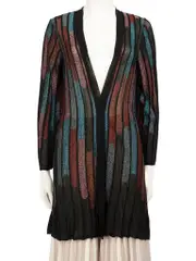 M Missoni Metallic Knit Cardigan