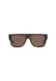 Tory Burch Women's Rectangle Frame Brown Acetate Sunglasses - TY7185U