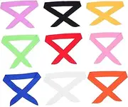 Kisangel 9Pcs Outdoor Cooling Towels Quick Dry Sweat Absorbent Scarfs for Sports Fitness Yoga Camping Running Breathable Ice Towels for Hot Summer Activities