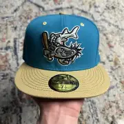 Men's West Michigan Whitecaps New Era Turquoise 7 1/2 59FIFTY Fitted Hat