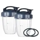 Blender Cups for Nutribullet Blender, Blender Replacement Parts 18OZ Cups wit...