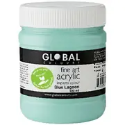 Global Colours Acrylic Paint Zero VOC 500mL Blue Lagoon