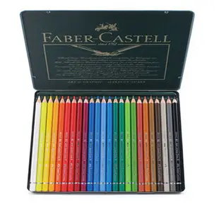 Faber- Castell 輝柏 專家 藝術級 水彩 色鉛筆 24色 117524 綠色 鐵盒【金玉堂文具】