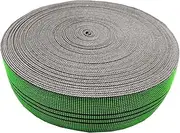 YLM1991 Upholstery Webbing for Hammock Hanging Net Rope Chair Modification, Stretchy Spring Alternative, Sofa, Couch, Chair Repair 85" Roll (20m/65ft) - Green, Latex & Polyester, Indoor & Outdoor