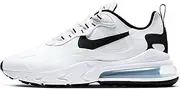 [Nike] Air Max 270 React, Men's Running Shoe, Bianco, 7 UK (41 EU), White