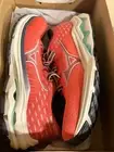 Mizuno Womens Wave Inspire 17 Waveknit Pink Coral Running Shoes Size 6.5 New