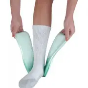 Ovation 2020W Foam Ankle Stirrups, White OSFM
