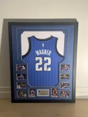 Orlando Magic Franz Wagner Signed Jersey Beckett Certificate Framed