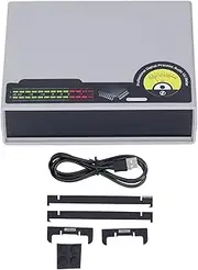Music Spectrum Meter, 56-Bit LED Line Stereo Sound Indicator, Audio Level Display, Sound Frequency Analyzer for CD Players