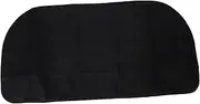 Yardwe Fireproof Half Fireplace Mat Durable Fire Resistant Hearth Rug for Use Safe Material Protects Floors from Sparks for Fireplaces Grills Camping