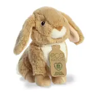Eco Nation Lop Eared Rabbit Plush Kids Soft Toy