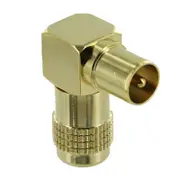 Right Angle PAL Terminal Plug End for Antenna Aerial Cable