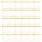 100 Pcs Gift Bag Small Drawstring Pouch Valentines Organza Bags Wedding Favor