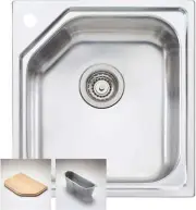 Oliveri Nu-petite NP610 Standard Bowl Inset Sink NP6101TH