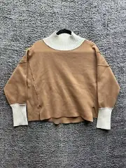 Maeve Anthropologie The Logan Turtleneck Sweater - NWT Size XS in Honey/tan