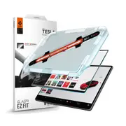 SPIGEN Model 3 Highland 2024 - Current/ Y Juniper 2025 Screen Protector, Genuine GLAS.tR EZ Fit Anti-Glare Tempered Glass Cover for Tesla