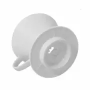 HARIO VD-01W 1-Piece Plastic Coffee Dripper, White