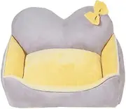 Pet Bed for Cats and Small Medium Dogs Puppy Soft Pet Nest Sleeping Bag House Cushion Mat Pad/Yellow/Three Sizes (Size : 53X40CM)