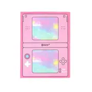 6PCS Creative Computer Game Machine Modeling Memo Pad Pink Girl Heart N Times Sticky Notes Bookmark Gift Stationery(Game machine)