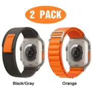 2 PACK Sport Trail Alpine Loop Band for Apple Watch Ultra 8 7 6 5 SE 44 45 49mm