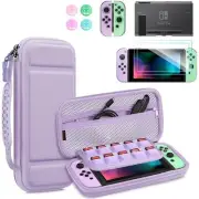 10 in 1 Nintendo Switch Accessories Bundle with Carrying Case Screen Protector