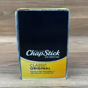 (12ct) ChapStick Classic Original Lip Balm Tubes Lip Care - 0.15oz Ex 07/2025