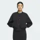 【adidas 愛迪達】外套 女款 運動外套 立領外套 風衣外套 亞規 BOMBER JKT 黑 IM8872(S2320)