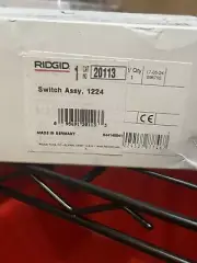 RIDGID 20113 Switch Assy, 1224 Pipe And Bolt Threading Machine