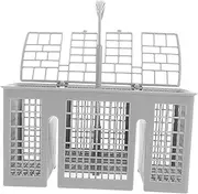 HOMSFOU Fits Dishwasher Cutlery Organizer Handle Silverware Drainer for Sink Chopsticks Drain Basket Holder Plastic Chopsticks Basket