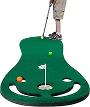 KOFULL Putting Green Mats Set for Golf Putting Use Practicing Putt Green Carpet for Adult&Children Putting Indoor Outdoor…