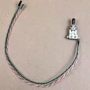 Solderless Prewired for EMG Quick Connect CHROME 3 Way Toggle Switch 16"