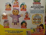 Cabbage Patch Kids Baby So Real Interactive Doll Blonde MIB Purple Cat Outfit