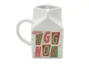 New Target Bullseye Playground Novelty Egg Nog Ceramic Milk Carton/ Mug G1