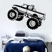 Wall Decals for Boys Rooms Monster Truck Decal Monster Truck Decor Art Boys Room Decor Boys Wall Decal car Wall Boys Room 108x73cm