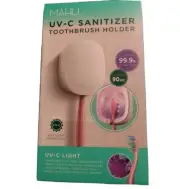 UV-C Toothbrush Sanitizer UV-C 99.9% Sanitization (MDB1085WH) Mahli Wellness NEW