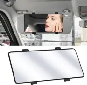 Car Sun Visor Vanity Mirror, Vehicle Sun-Shading Cosmetic Makeup Mirror with Str