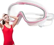 Adult Goggles For Swimming | Anti Fog Wide View Glasses,No Leaking UV Protection Water Sports Eyewear, Professional Swim Glasses
