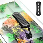 Naiveferry Clip On Aquarium Lights, Aquarium Led Clip Light for Fish Tank Freshwater Fish Tank Light Adjustable Timer Brightness for Planted Tank