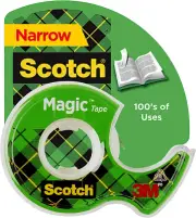 Scotch Magic Tape, 1 Roll, Numerous Applications, Invisible, Engineered for R...