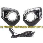 LED Daytime Running Light DRL Lamp For Mitsubishi ASX Outlander Sport 2013 2014