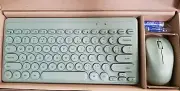 Bow K610 Ergonomic Keyboard And Mouse Mint Green 79 Keys