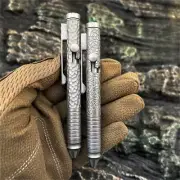 EDC Titanium Bolt Action Ballpoint Pen Pocket Writing Pen with Fidget Spinner