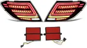 Car Tail Light Assembly Multifunction Replacement for Mercedes for Benz C Class W204 C180 C200 C300 2007 2008 2009 2010 2011 2012 2013 2014 (Color : 1)
